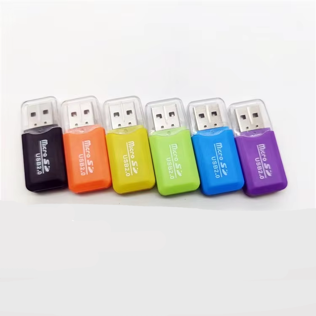 Mini SD/TF/Mobile Memory Card USB High-Speed 2.0 Short Card Reader