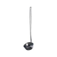 Cuillère à congee, louche à soupe de cuisine, manche large et étroit, différents types de louches en acier inoxydable, ustensiles de cuisine en acier inoxydable QT