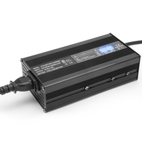 Chargeur de batterie intelligent Xietong XT30 pour vélo électrique/trottinette/moto 12V-72V 15A-6A, rendement >90%, en aluminium
