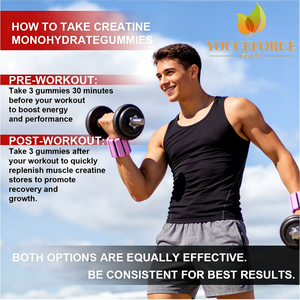 <strong>Creatine</strong> Monohydrate Gummies 8000mg, Advanced Complex with <strong>BCAA</strong> &amp; B Vitamins, Berry Flavor, OEM Available - Product Image 5