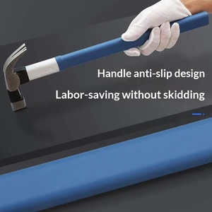 8 inch carpentry claw hammer double top strong magnetic non-slip high carbon steel plastic handle factory wholesale magnetic - Product Image 2