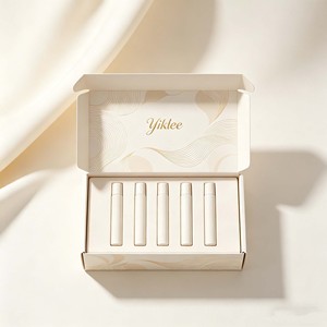 Scatola di Carta Personalizzata con Logo e Manico per Set Skincare, Set Profumi, Shampoo, Lozione, Confezione <span class=keywords><strong>Regalo</strong></span>, Kit Skincare - Product Image 6