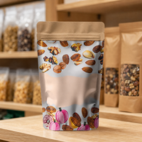 Op maat gemaakte printbare staande ziplock zak voor gedroogd fruit, noten en snacks, herbruikbare PE voedselverpakking