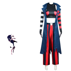Hazbin Hotel Hell Inn Costume Velvet <span class=keywords><strong>Velvette</strong></span> Cosplay Cartoon Show - Product Image 1