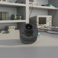Minsound MSYW25-01 30W Haut-parleur tweeter compact à deux voies avec unité de compression et alarme