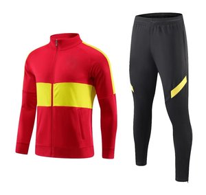 Erkekler yetişkinler futbol formaları takım parça ve alan spor elbise futbol kitleri erkekler koşu ceketler futbol eşofman üniforma takım - Product Image 2