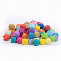Nouvelles Idées de Produits 2023 Silicone DIY Perle Bracelet Porte-clés Focal Silicone Perles pour Bébé Doux À Croquer Lâche Anneau De Dentition