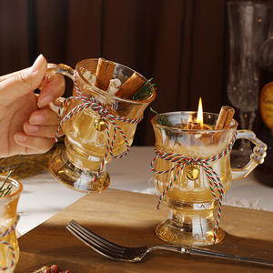 Vela Aromática de Cera de Coco Premium en Taza, Hecha a Mano, Regalo de Lujo para Navidad, Venta al por Mayor - Product Image 2