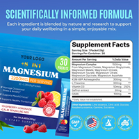 Mélange de Boisson au Magnésium Végétalien à Dissolution Instantanée pour Fabricants OEM – Poudre de Complexe de Magnésium pour le Sommeil et la Relaxation