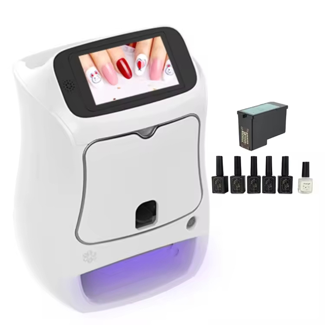 Must-have Nail Printing Machine DIY AI Automatic Nail Laser Printer 3d Finger Nail
