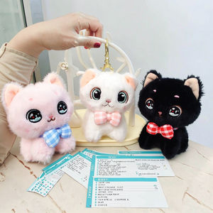 Llavero de Lujo Kawaii con Diseño de Pata de Gato de Peluche Suave, Adorno para Auto y Soporte para Llaves con Colgante para Mujer para Regalo de Cumpleaños - Product Image 6