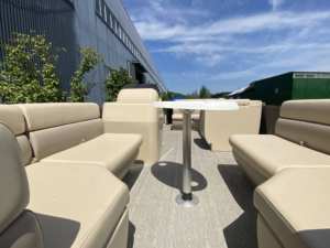 <span class=keywords><strong>Meilleur</strong></span> nouveau bateau ponton de croisière en aluminium 2022 avec moteur hors-bord, capacité de 16 personnes pour la famille - Product Image 6