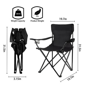 Silla Plegable de Tela Oxford Ligera y Portátil para Campamento, Senderismo, Viajes y Eventos al Aire Libre - Product Image 2