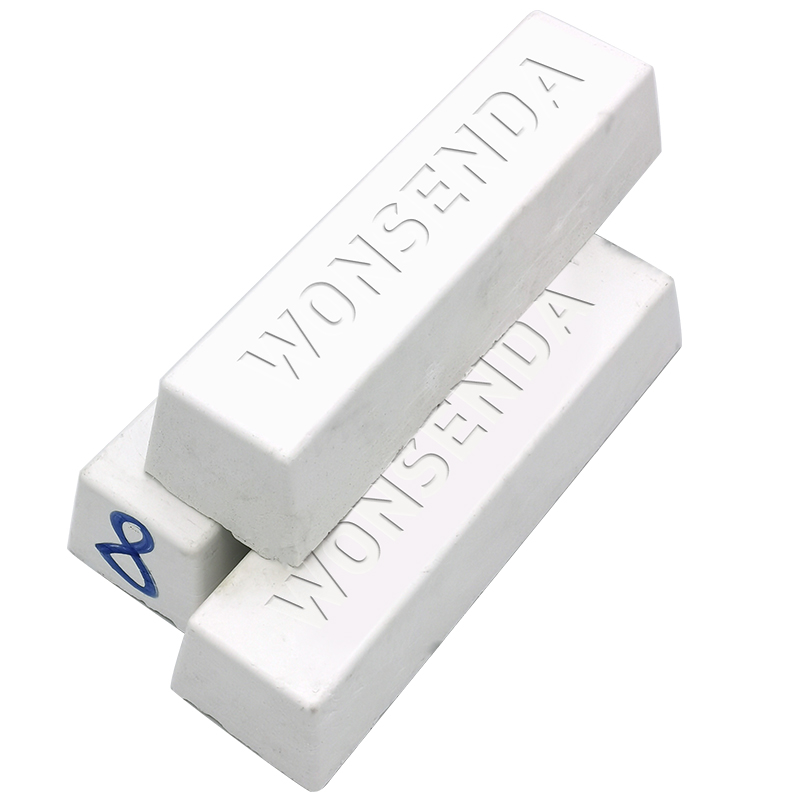 Зеркальный полированный воск из нержавеющей стали высокой полировки металлическая твердая поверхность белый PMG белый 8 # шлифовальный блок прямоугольник Wonsenda 3 года