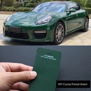 Película Autoadhesiva para Pintar Carrocerías PET 1.52 * 17M, Vinilo Automotriz de Alto Brillo, Color Gris Nano Cambiante - Product Image 5