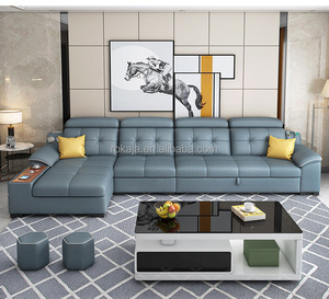 أريكة جديدة متعددة الوظائف حديثة قابلة للطي مزدوجة الغرض قابلة للسحب مع شحن USB صوت متعدد التخزين أريكة بالجملة - Product Image 3