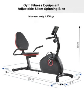 Haute qualité silencieux contrôle magnétique maison Gym équipement de Fitness <span class=keywords><strong>Spinning</strong></span> vélos réglable vélo silencieux cyclisme - Product Image 6