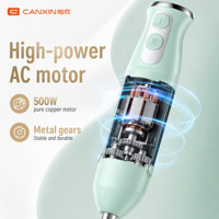 Ensemble de mixeur plongeant électrique multifonction 5-en-1 en acier inoxydable, hachoir, récipient sans BPA, 1001-1500W, cuisine