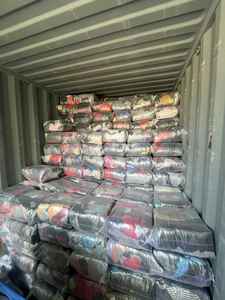 Camiseta de color oscuro 35-55cm 100% trapos de algodón trapos de limpieza residuos textiles trapos de limpieza reciclados en tubos - Product Image 5