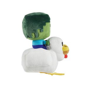 Cadeau en peluche prêt à offrir, poupée animale en peluche douce, <span class=keywords><strong>jouet</strong></span> en peluche mignon de dessin animé, rembourré en coton PP, poulet zombie, <span class=keywords><strong>jouet</strong></span> à chevaucher - Product Image 3