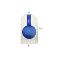 Diffuseur d'arômes en verre à double paroi créatif, bouteille vide, diffuseur de parfum en verre soufflé à la main pour la décoration intérieure, vente en gros