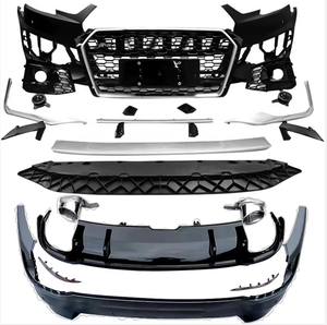 Kit carrosserie pour <span class=keywords><strong>Audi</strong></span> A4 <span class=keywords><strong>S4</strong></span> B9 2017 2018 2019 <span class=keywords><strong>2020</strong></span>, style RS4, pare-chocs avant et arrière avec calandre et diffuseur - Product Image 1
