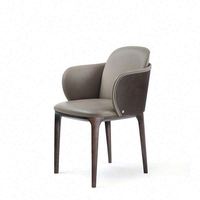 Meubles de style italien, luxe léger, modèle personnalisé, table et chaises minimalistes pour salle à manger