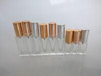 Fond épais Vintage 3ml 5ml 10ml Mini rond carré clair bouteilles de parfum rechargeables 10ml échantillon de qualité décantations de parfum en verre