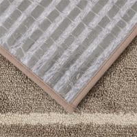 Modern Striped Soft Stair Treads Non-Slip Indoor Stair Step Rugs 28inX9in Washable Stair Runners Mat for Wooden Steps
