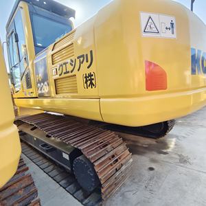 Excavadora Usada Komatsu PC220 de 22 Toneladas Original de Japón, Excavadora de Cadenas Usada Komatsu PC220-8 para Trabajos de Construcción de Carreteras - Product Image 3