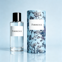 Bouteilles de parfum en verre personnalisables avec vaporisateur 30ml 50ml 100ml, flacons de parfum vides en verre avec vaporisateur, boîte personnalisable