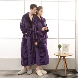 Atacado Nightwear Profissional robe toalha pijamas corpo spa banho vestido roupão casal