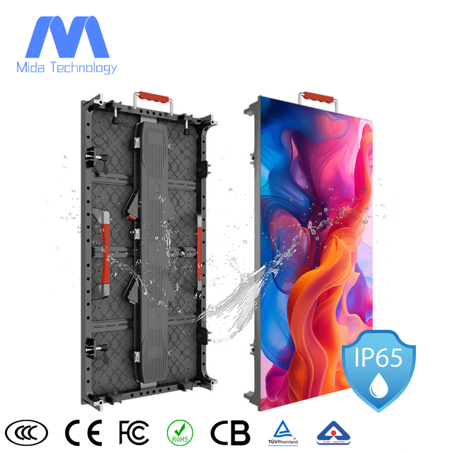 MIDA Outdoor Led Rental Display P2.6 P2.97 P3.91 P4.81 P5.95 Video Wall IP65 Customized Outdoor Advertising LED Display Screen