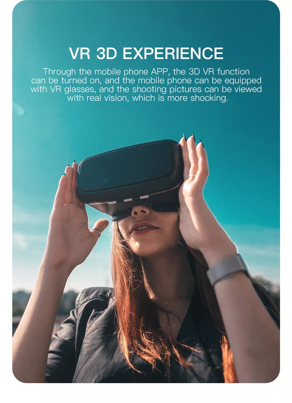 KF102 MAX 无人机，VR 3D 体验通过手机 APP，实现 3D VR