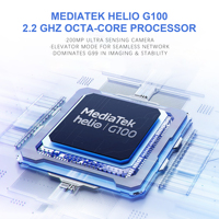 6,7 "FHD + AMOLED MTK G100 4G Teléfono inteligente 8GB + 256GB Android 15 4G Teléfono celular Edición asiática Dual SIM NFC