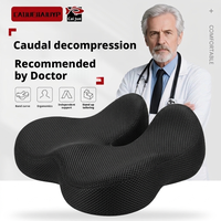 Coussin orthopédique extra large en mousse à mémoire de forme pour chaise de bureau, siège de voiture, fauteuil roulant, pour soulager la sciatique et les douleurs du coccyx