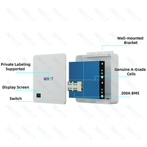Paquete de Baterías de Iones de Litio de 12V/24V 100Ah/150Ah/200Ah/280Ah/300Ah/314Ah, Sistema de Almacenamiento de Energía Doméstico de 8kWh, Montaje en Pared - Product Image 2