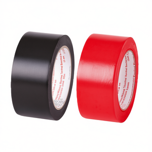 Ruban isolant noir et rouge 19 mm x 33 m pour la protection des câbles électriques - Product Image 2