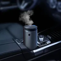 เครื่องสร้างความชื้นในอากาศให้กลิ่นหอม,เครื่องกระจายกลิ่นหอมสำหรับรถยนต์น้ำมันหอมระเหย USB Waterless