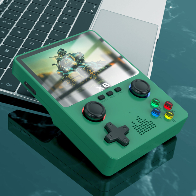 X6 Retro Game Console Portable 3.5 Screen Handheld Video Gaming Device 10000+ Classic Games for Adults Children Great