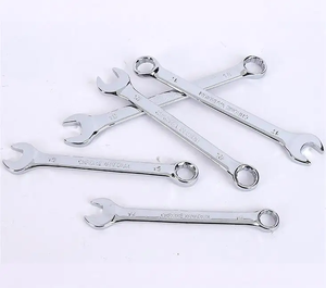 High Quality OEM Metric Alloy Steel Forged Handle Double End Combination <strong>Spanner</strong> <strong>Set</strong> 6-80mm Chrome-plated Nonsparking Auto - Product Image 3
