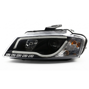 Ensemble de phares JSL pour <span class=keywords><strong>Audi</strong></span> <span class=keywords><strong>A3</strong></span> modèle 08-12, lumière LED modifiée, guide de lumière diurne, lentille bi-xénon, phare xénon - Product Image 6