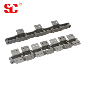 Hot bán sân ngắn băng tải con lăn chains tập tin đính kèm 08B 16B chuỗi Thép không gỉ với A1 A2 K1 <span class=keywords><strong>K2</strong></span> tập tin đính kèm - Product Image 3