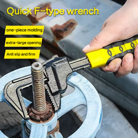 Serre-joints industriels de qualité DIY à levier et à couple, réglables à angle droit avec mâchoires larges et plates (acier au chrome-vanadium)