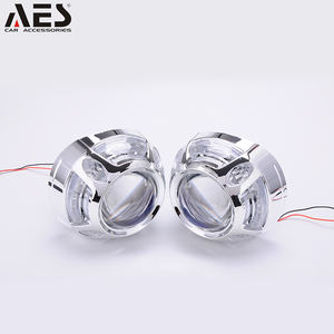 AES Factory Directly 3,0 pulgadas Color blanco <span class=keywords><strong>Led</strong></span> <span class=keywords><strong>Angel</strong></span> Eyes <span class=keywords><strong>con</strong></span> cubiertas para Panamera 3 "Car Headlight <span class=keywords><strong>LED</strong></span> HID Projector Lens - Product Image 2