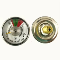2024 ISO CE White FM200 PreSsure Gauge HFC236 Gauge FM200 HFC 227 EA Pengukur Tekanan Sistem Pemadam Kebakaran