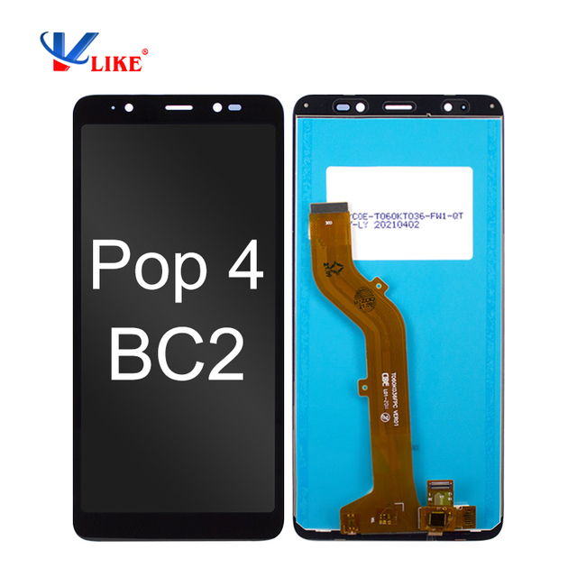 Mobile Phone LCDs for Tecno Pop 4 BC2 Lcd Screen Wholesale for Tecno Pop 4 Display for Tecno Pop 4 Lcd Touch Screen Replacement
