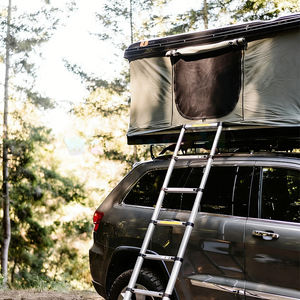 Carpa de techo ligera para camping, de carcasa rígida, de aluminio, para 3-5 personas, con escalera y accesorios. - Product Image 3