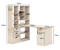 Tapis de bureau et de domicile, 1 pièce, meuble Simple, pieds motorisés, support en L, petit coin, 120cm, avec tiroirs