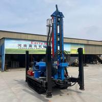 Machine de forage de puits d'eau sur chenilles CE de 300 m de profondeur, fabriquée en Chine